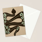 wild and free green anaconda  Stationery Card Gallery Image 2