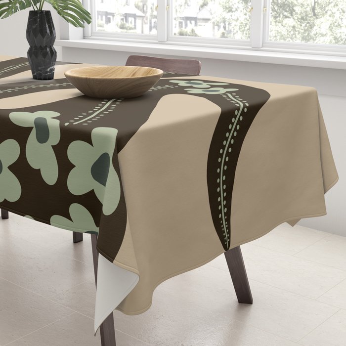 wild and free green anaconda  Tablecloth Gallery Image 3