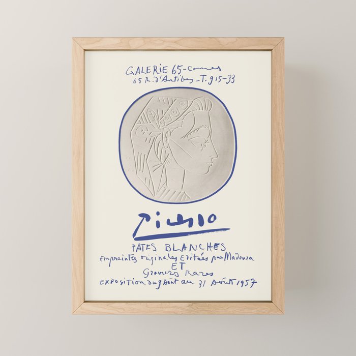 Pablo Picasso Art Exhibition Poster, 1957 Mini Art Print Gallery Image 1