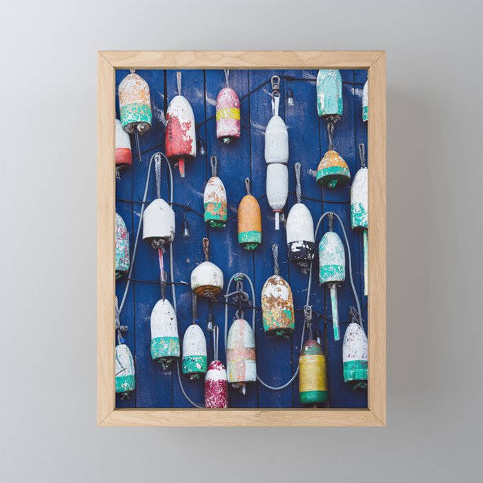 Maine Lobster Buoys Mini Art Print Gallery Image 1