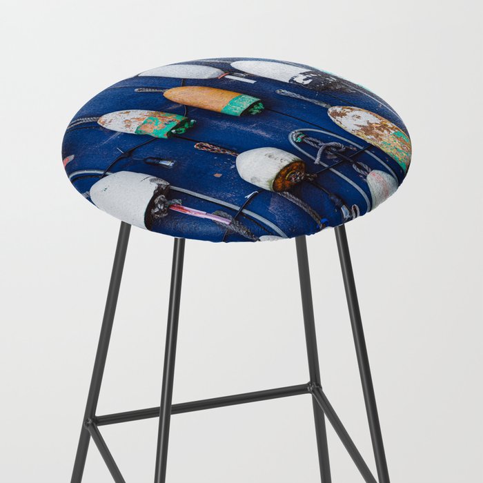 Maine Lobster Buoys Stool Gallery Image 2