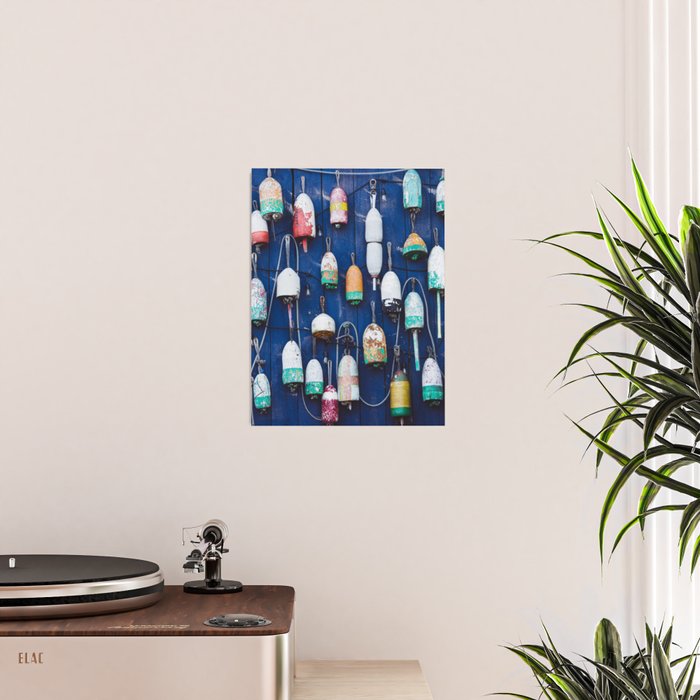 Maine Lobster Buoys Poster Gallery Image 2