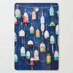 Maine Lobster Buoys Cutting Board Gallery Image 1