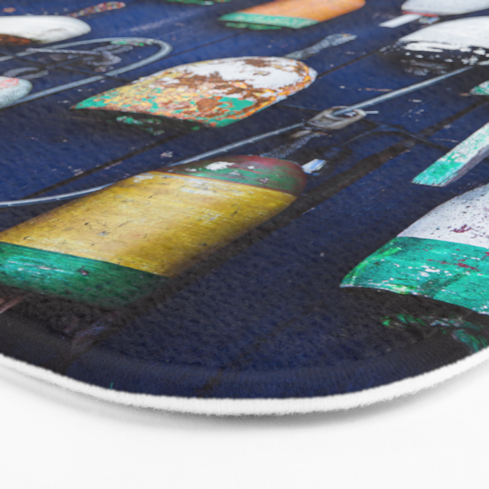 Maine Lobster Buoys Bath Mat Gallery Image 3