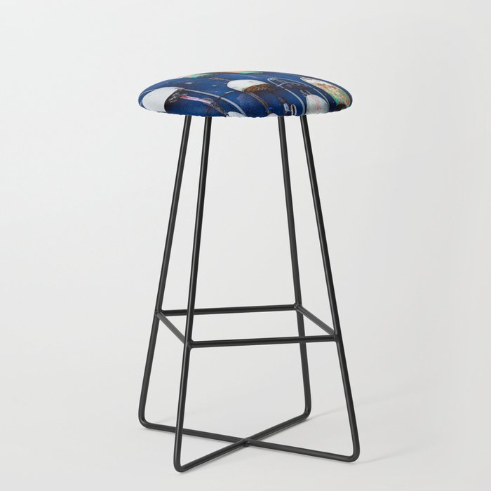 Maine Lobster Buoys Stool Gallery Image 1