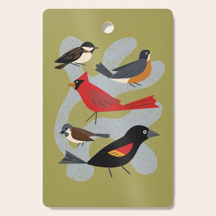 Five Birds Cutting Board Gallery Image 1