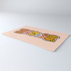 Pisces Doodle Letters Rug Gallery Image 3