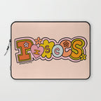 Pisces Doodle Letters Laptop Sleeve Gallery Image 1