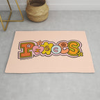 Pisces Doodle Letters Rug Gallery Image 1