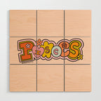 Pisces Doodle Letters Wood Wall Art Gallery Image 1