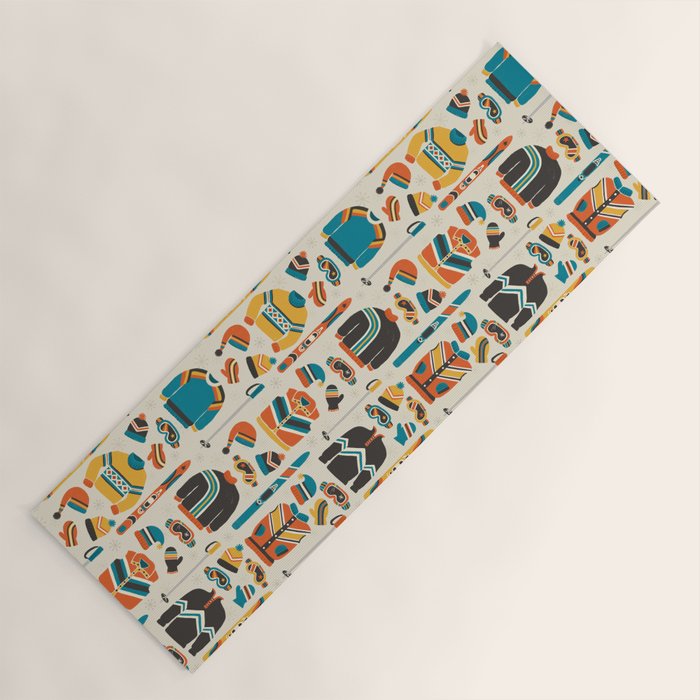 Vintage Skiwear Yoga Mat Gallery Image 1