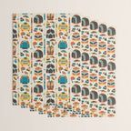 Vintage Skiwear Wrapping Paper Gallery Image 3