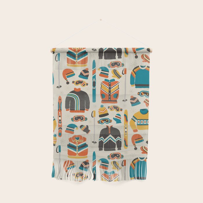 Vintage Skiwear Wall Hanging Gallery Image 1