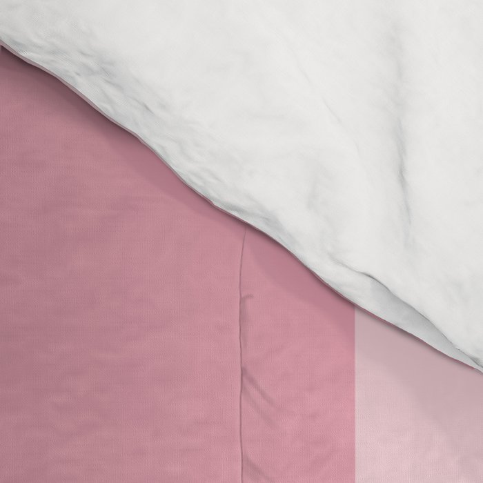 Rich Velvet Pink Rose Wide Cabana Stripes Comforter Gallery Image 4