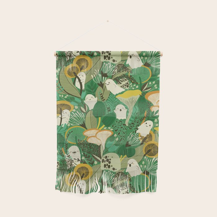Ghost Forest Green Wall Hanging Gallery Image 1