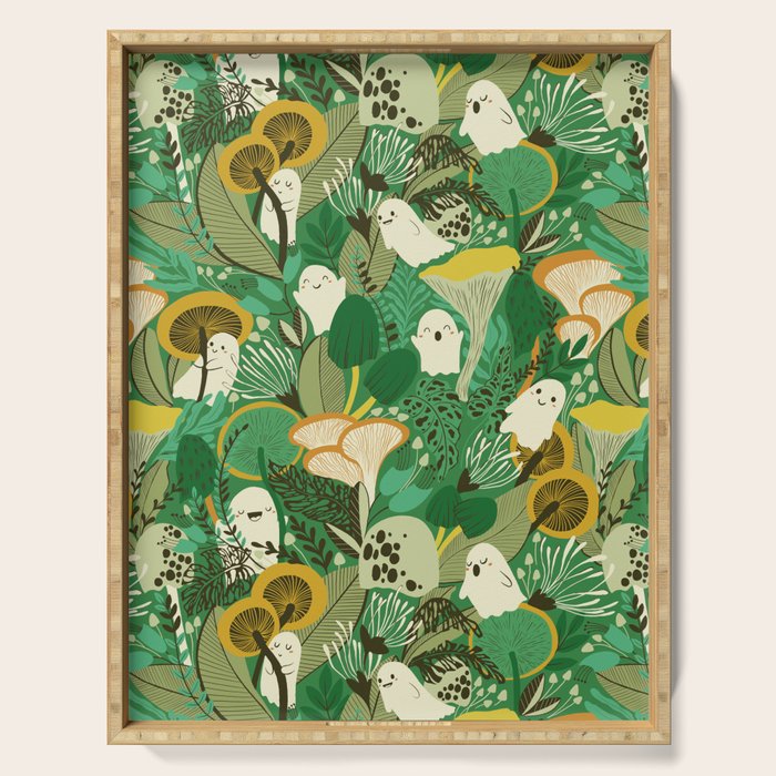 Ghost Forest Green Serving Tray Gallery Image 1