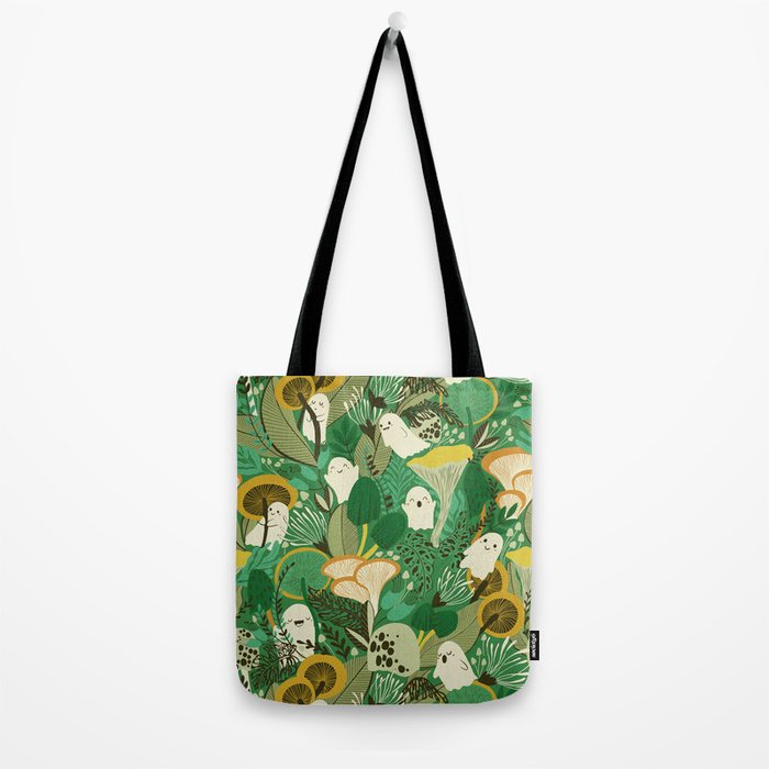 Ghost Forest Green Tote Bag Gallery Image 2