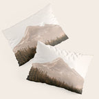 Mountain Wanderlust - Mount Hood Forest Landscape Pillow Sham Gallery Image 3