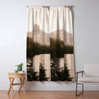 Mountain Wanderlust - Mount Hood Forest Landscape Window Curtain Gallery Image 5