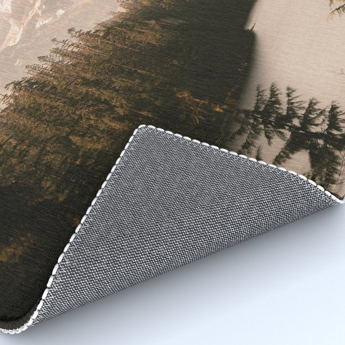 Mountain Wanderlust - Mount Hood Forest Landscape Rug Gallery Image 4