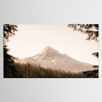 Mountain Wanderlust - Mount Hood Forest Landscape Tablecloth Gallery Image 2