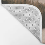 Mountain Wanderlust - Mount Hood Forest Landscape Bath Mat Gallery Image 2