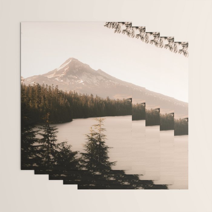 Mountain Wanderlust - Mount Hood Forest Landscape Wrapping Paper Gallery Image 3