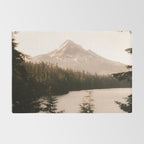 Mountain Wanderlust - Mount Hood Forest Landscape Rug Gallery Image 2