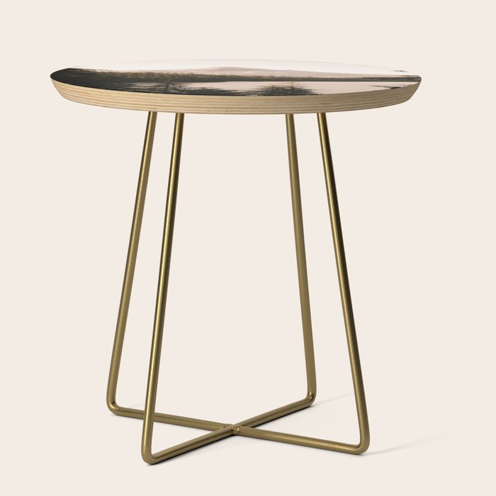 Mountain Wanderlust - Mount Hood Forest Landscape Side Table Gallery Image 1