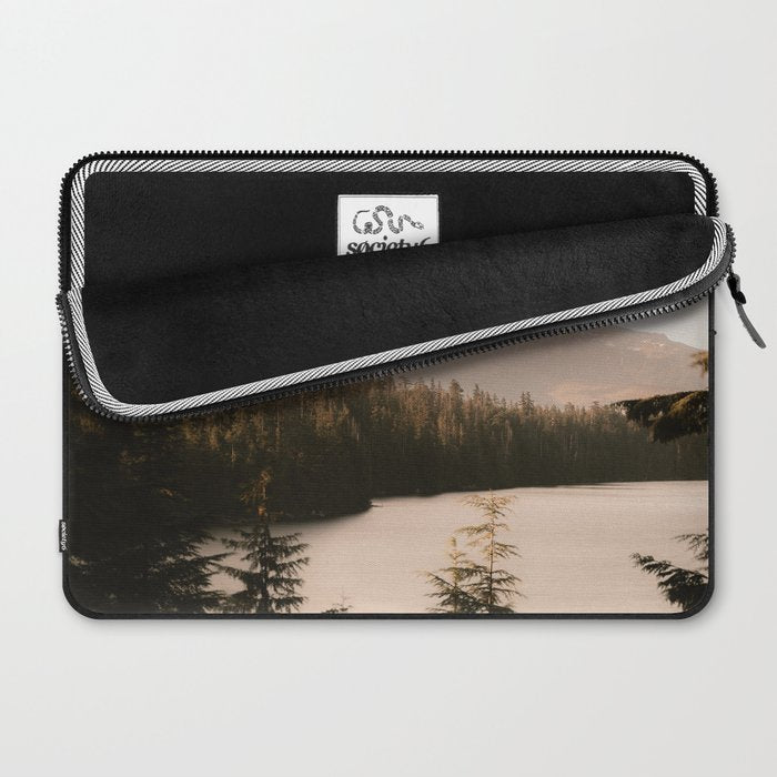 Mountain Wanderlust - Mount Hood Forest Landscape Laptop Sleeve Gallery Image 2