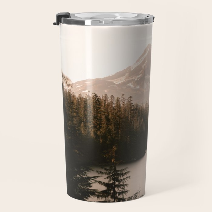 Mountain Wanderlust - Mount Hood Forest Landscape Travel Mug Gallery Image 3