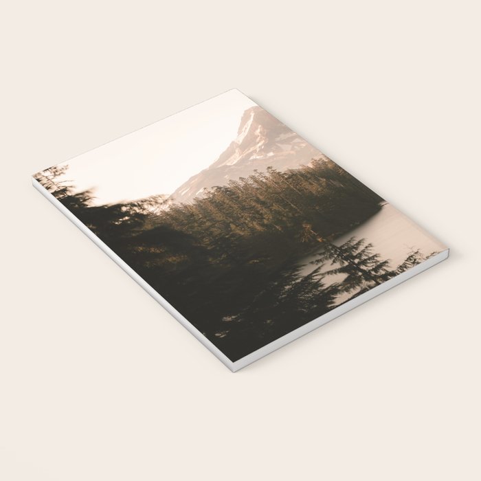 Mountain Wanderlust - Mount Hood Forest Landscape Notebook Gallery Image 3
