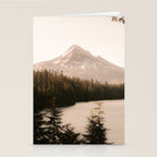 Mountain Wanderlust - Mount Hood Forest Landscape Stationery Card Gallery Image 2