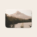 Mountain Wanderlust - Mount Hood Forest Landscape Bath Mat Gallery Image 1