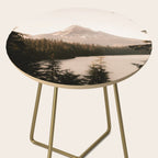 Mountain Wanderlust - Mount Hood Forest Landscape Side Table Gallery Image 2