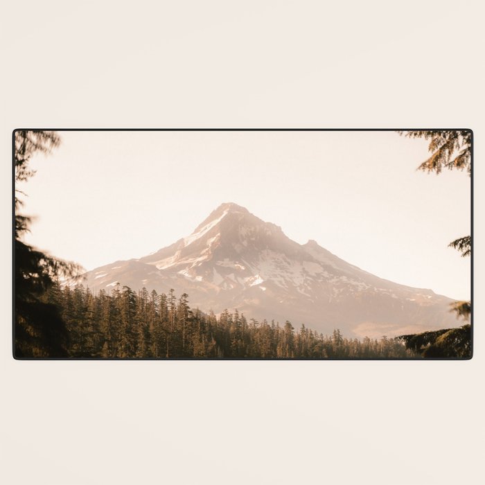 Mountain Wanderlust - Mount Hood Forest Landscape Desk Mat Gallery Image 3