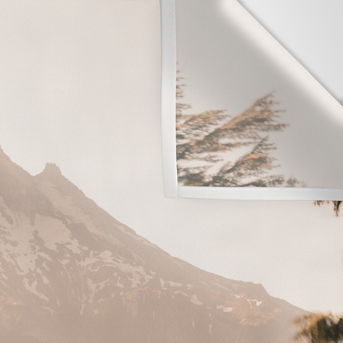 Mountain Wanderlust - Mount Hood Forest Landscape Wall Tapestry Gallery Image 3