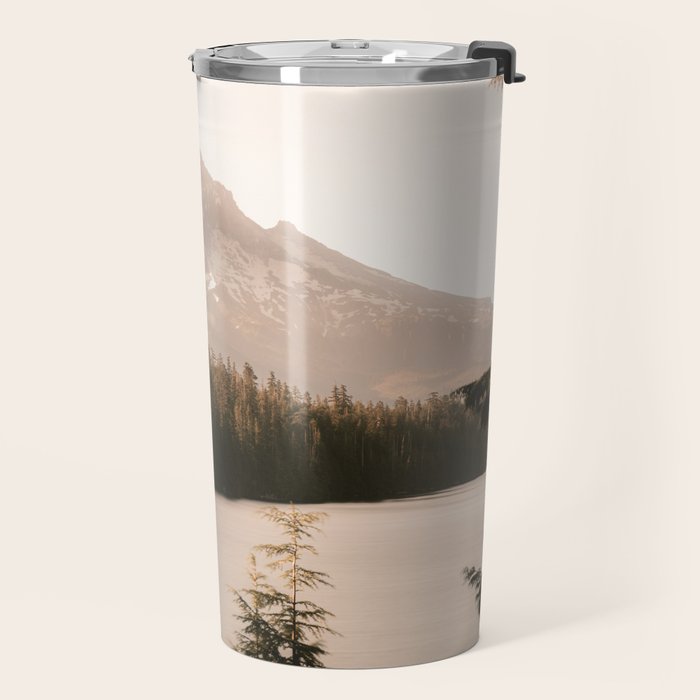 Mountain Wanderlust - Mount Hood Forest Landscape Travel Mug Gallery Image 2