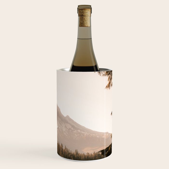 Mountain Wanderlust - Mount Hood Forest Landscape Wine Chiller Gallery Image 3