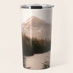 Mountain Wanderlust - Mount Hood Forest Landscape Travel Mug Gallery Image 1