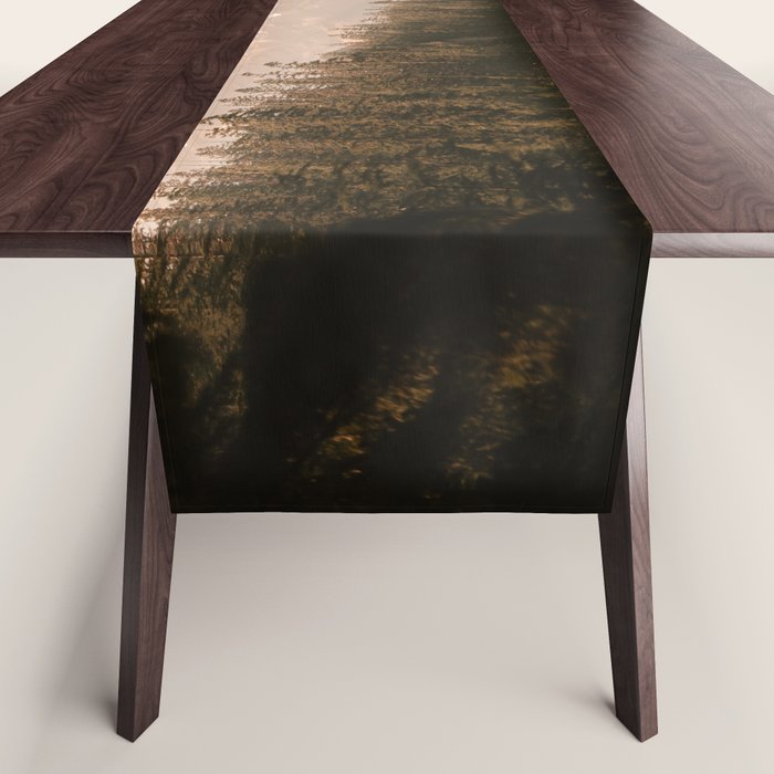 Mountain Wanderlust - Mount Hood Forest Landscape Table Runner Gallery Image 1