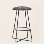 Ice Hockey Patent - Hockey Player Coach Team Art - Black Chalkboard Stool Gallery Image 1