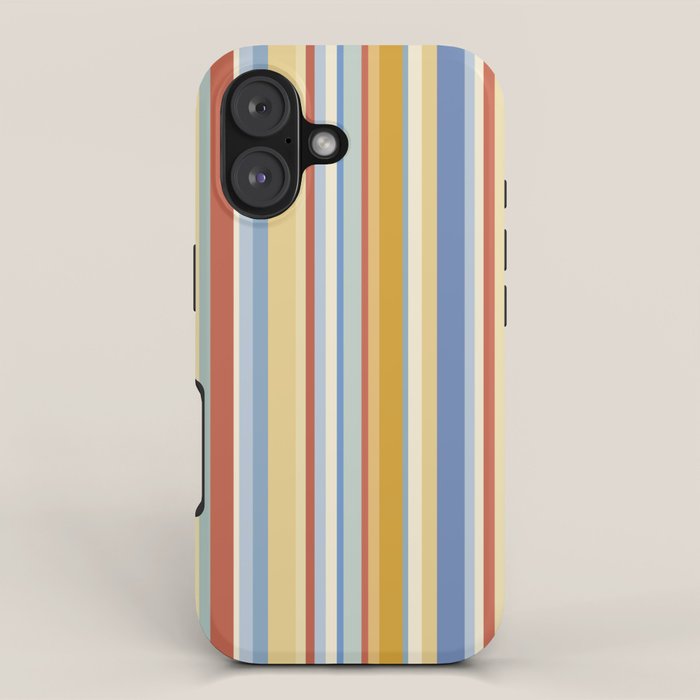 Classic Stripes VIII - 70s Summer iPhone Case Gallery Image 1