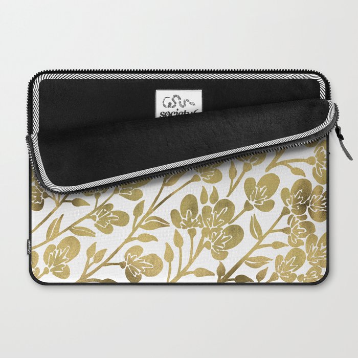 Cherry Blossoms - Gold Palette Laptop Sleeve Gallery Image 2