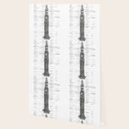 Apollo 11 Saturn V Blueprint in High Resolution (white) Wallpaper Gallery Image 2