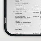 Apollo 11 Saturn V Blueprint in High Resolution (white) Laptop Sleeve Gallery Image 3