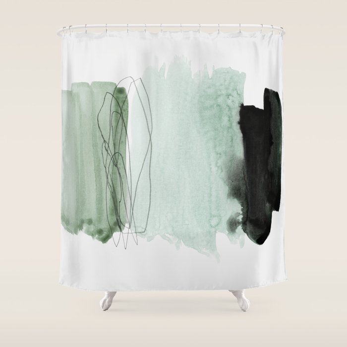 minimalism 4 one Shower Curtain Gallery Image 1