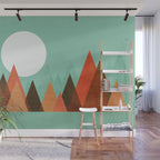 From the edge of the mountains Wall Mural Gallery Image 1