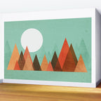 From the edge of the mountains Wall Mural Gallery Image 2