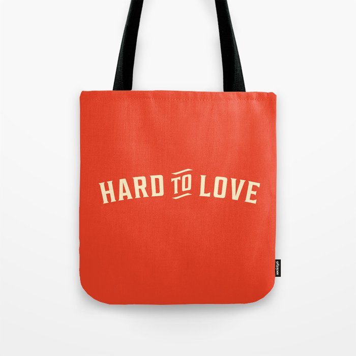 Hard To Love Tote Bag Gallery Image 1